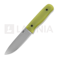 Forester Gen 3 K329, hand rubbed satin, natural G10, od green sheath