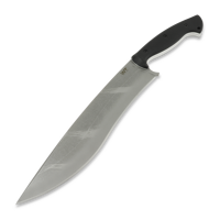 Mad Dog, tiger stripe, black textured G10, white liner