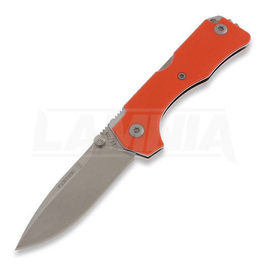 Fantoni HIDE G-10 折り畳みナイフ, オレンジ色