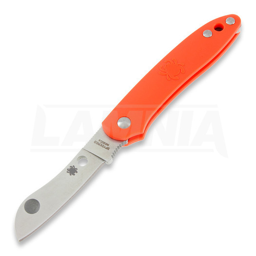 Spyderco Roadie 折り畳みナイフ, オレンジ色 C189POR