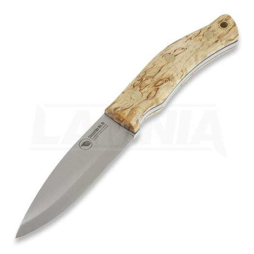 Casström No.10 Swedish Forest knife Sandvik Scandi Birch peilis 13108