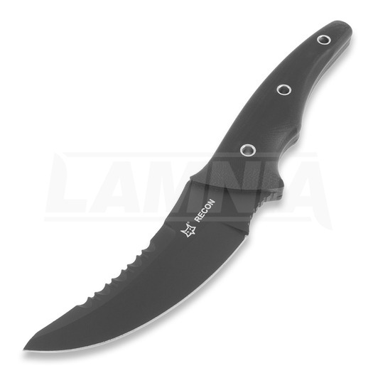 Fox Recon kniv, svart FX-512