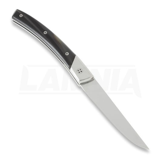 Claude Dozorme Thiers Secret folding knife, black horn