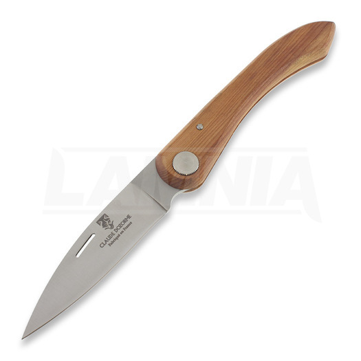 Claude Dozorme Capucin סכין מתקפלת, juniper wood