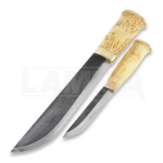 Nůž Kauhavan Puukkopaja Double Leuku 210, natural