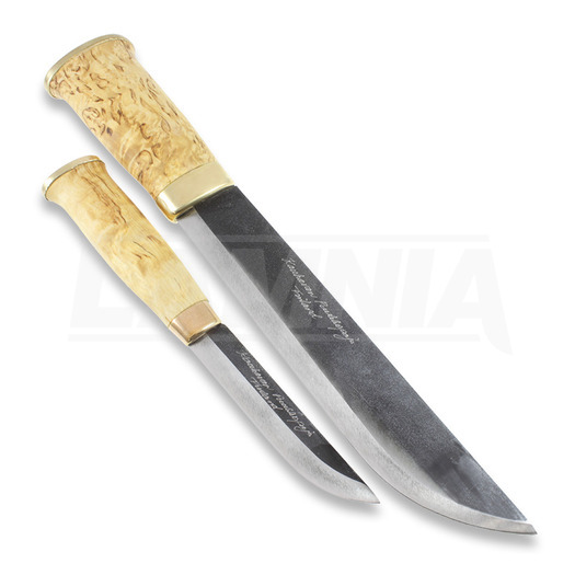 Kauhavan Puukkopaja Double Leuku 210 knife, natural