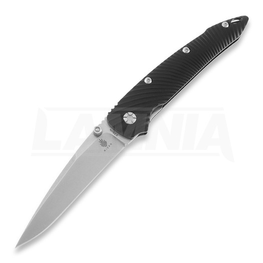 Kizer Cutlery Aluminium Linerlock 折り畳みナイフ, 黒