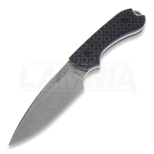 Bradford Knives Guardian 3 EDC Black/Blue G10 kniv