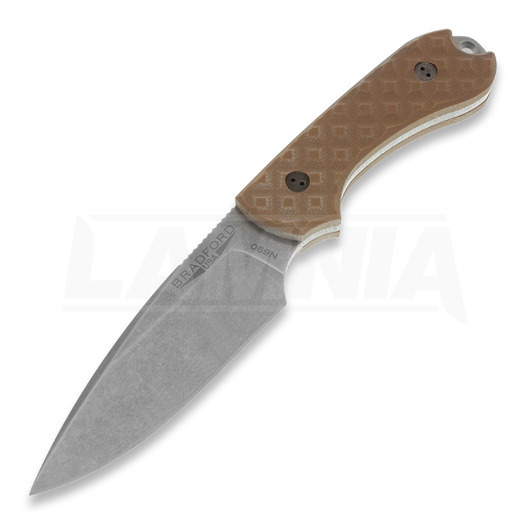 Bradford Knives Guardian 3 EDC Coyote Brown G10 peilis