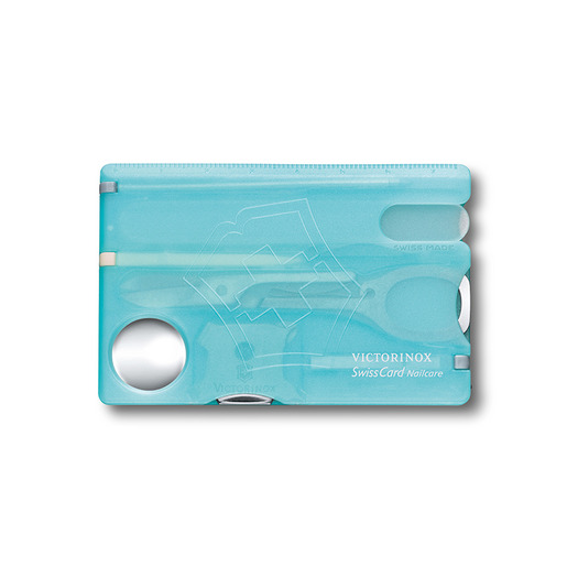 Unealtă multifuncțională Victorinox Swisscard Nailcare Ice Blue