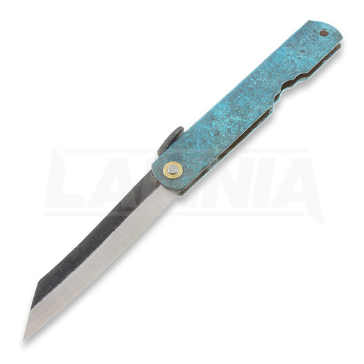 Zavírací nůž Higonokami Koriwa, turquoise