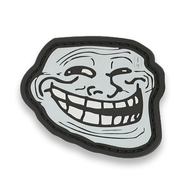 Toppa patch Maxpedition Troll face swat TRLFS