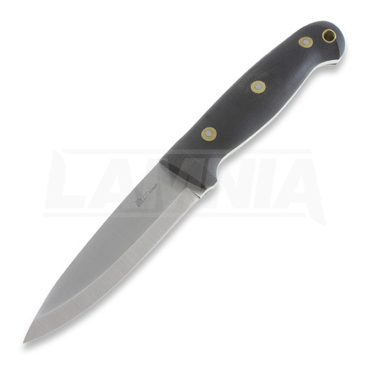 LT Wright GNS Scandi bushcraft nož, black