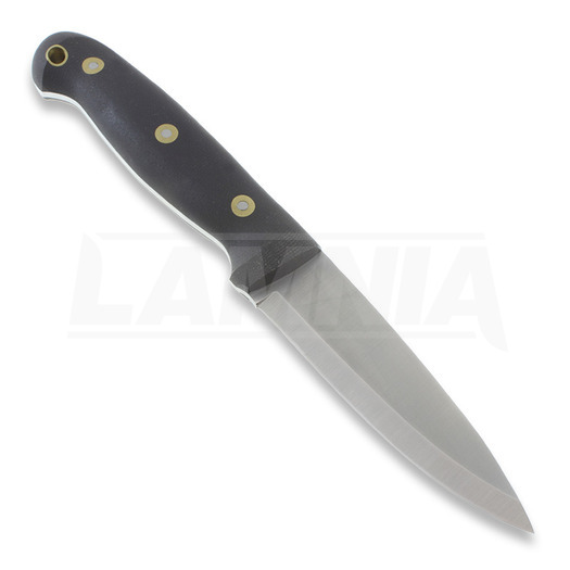 LT Wright GNS Scandi bushcraft knife, black