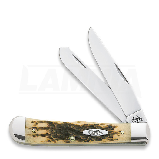 Pocket knife Case Cutlery Trapper Amber Bone 00163