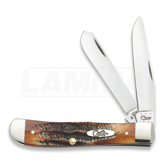 Pocket knife Case Cutlery Trapper Burnt Bone 03573