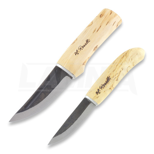 Roselli Hunting + Carpenter dubbelkniv, combo sheath