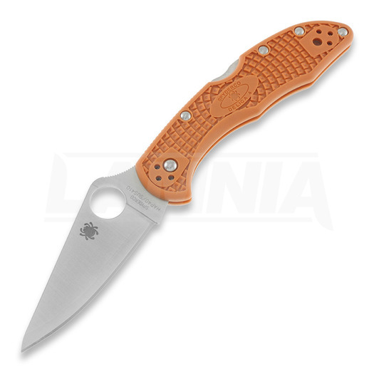 Πτυσσόμενο μαχαίρι Spyderco Delica 4 Burnt Orange Sprint Run C11FPBORE