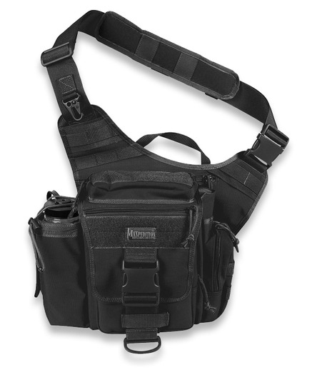 Maxpedition Jumbo Versipack shoulder bag, black 0412B