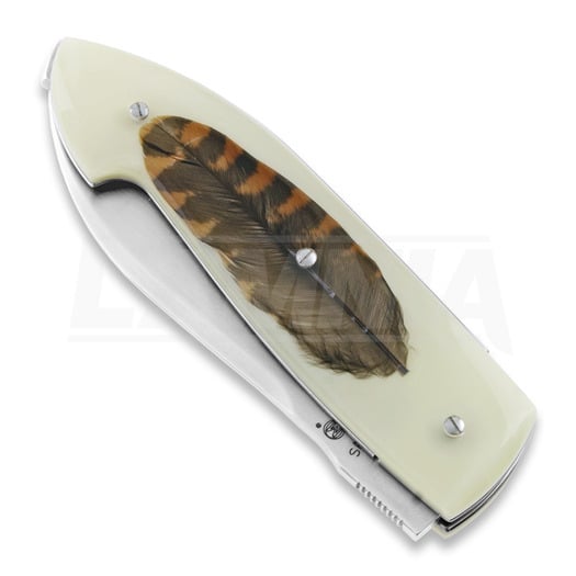 Couteau pliant Viper Timeless, resin/woodcock feather V5400INBC