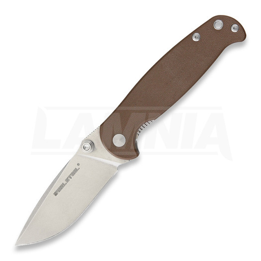 RealSteel H6-S1 Framelock Brown folding knife 7773
