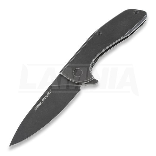 RealSteel E571 Framelock Black Stonewash folding knife 7132