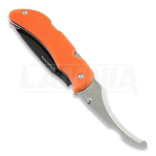 Outdoor Edge Razor-Pro 折り畳みナイフ, オレンジ色