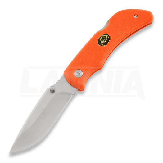 Outdoor Edge Grip-Blaze 折り畳みナイフ, オレンジ色
