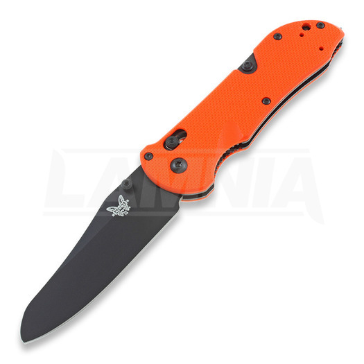 Benchmade Triage 折り畳みナイフ, 黒, オレンジ色 915BK-ORG