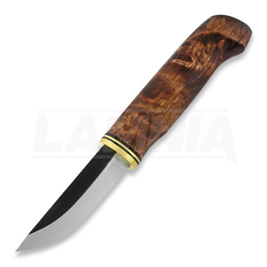WoodsKnife Perinnepuukko 77 finnish Puukko knife, stained