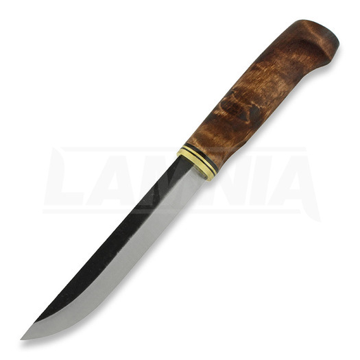 WoodsKnife Perinnepuukko 125 finnish Puukko knife, stained