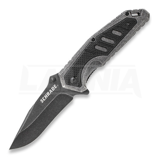 Schrade Blackwash Linerlock 507 folding knife