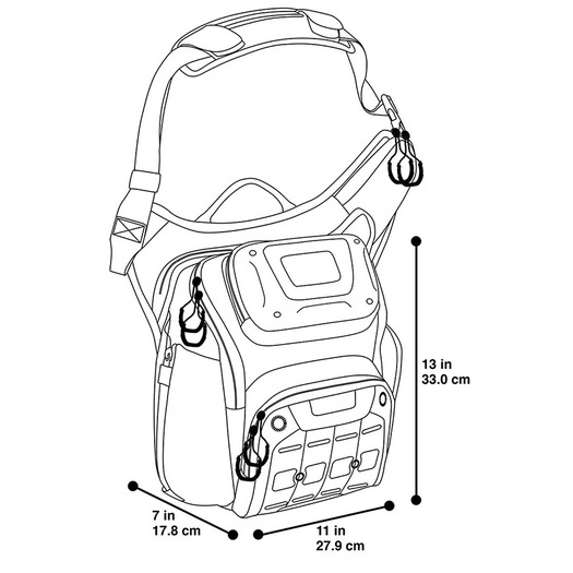 Плечевая сумка Maxpedition AGR Wolfspur Crossbody Shoulder Bag WLF