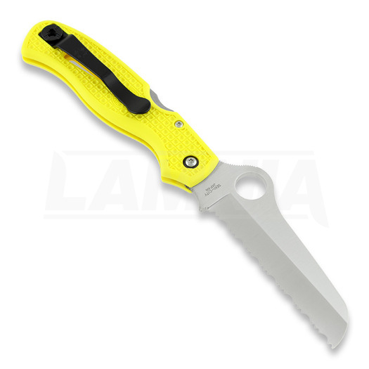 Spyderco Atlantic Salt folding knife, yellow C89SYL
