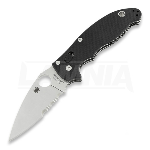 Spyderco Manix 2 folding knife, combo edge C101GPS2