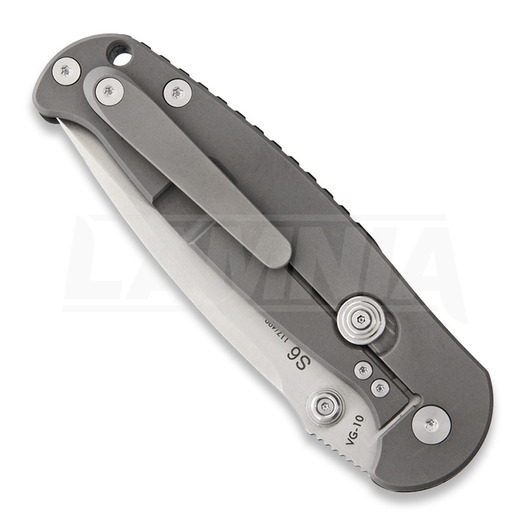 RealSteel S6 Stonewash folding knife 9432