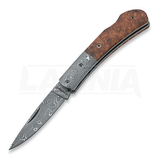 Böker Magnum Damast Quincewood folding knife 01MB550DAM