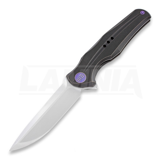 We Knife 601SPL Hand Rubbed Satin fällkniv, svart 601SBK