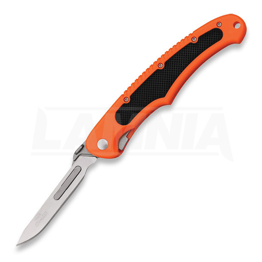 Havalon Piranta-Bolt Quik-Change folding knife, orange