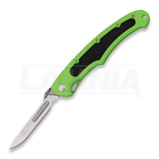 Nóż składany Havalon Piranta-Bolt Quik-Change, zielona