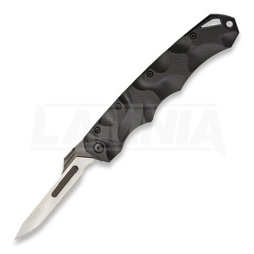Havalon Piranta-Stag Quik-Change folding knife, black