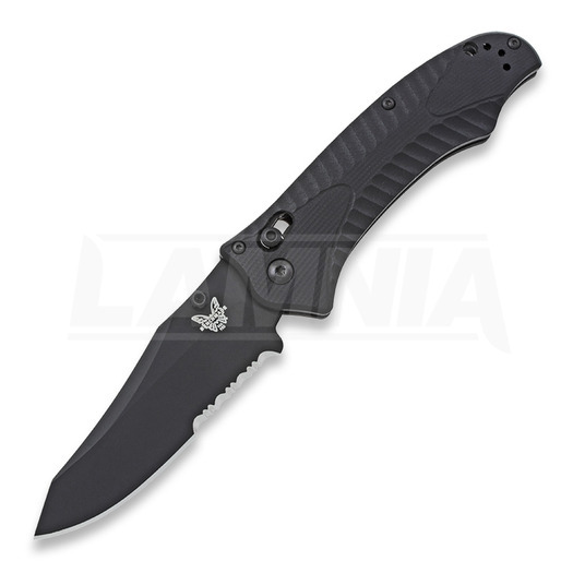 Benchmade Rift G-10 folding knife, combo, black 950SBK-1