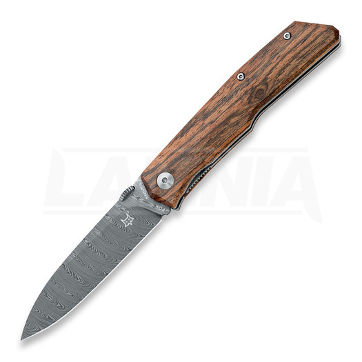 Fox 525 Terzuola Damascus Bocote סכין מתקפלת FX-525DB