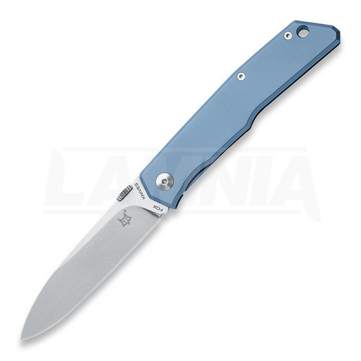 Fox 525 Terzuola Titanium folding knife, blue FX-525TIBL