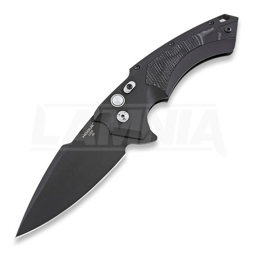 Hogue X5 4" Spear Point folding knife, black