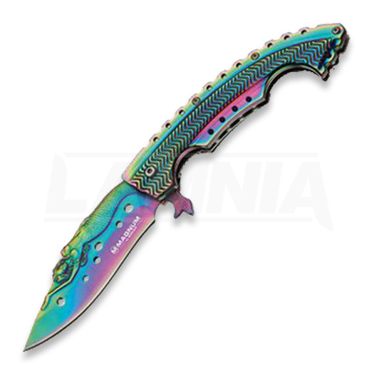 Böker Magnum Rainbow Mermaid folding knife 01LG318