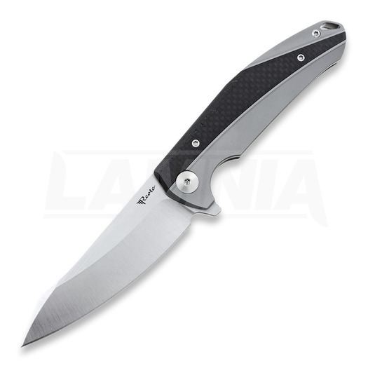 Reate K-1 Carbon Fibre folding knife, satin