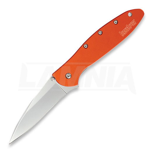 Kershaw Leek 折り畳みナイフ, オレンジ色 1660OR