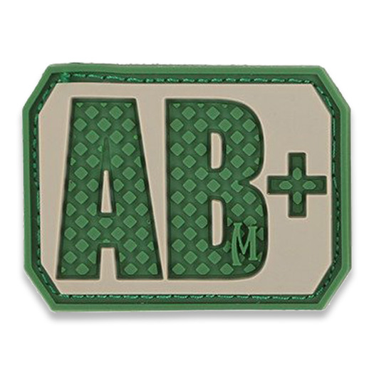 Emblema Maxpedition AB+ Blood type, arid BTABPA
