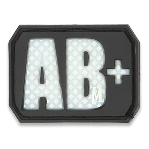 Emblemă Maxpedition AB+ Blood type, glow BTABPZ